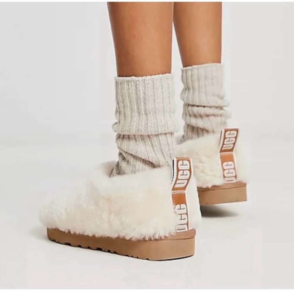 UGG Classic Cozy Bootie Natural W-1131950-NAT Women's Size 8